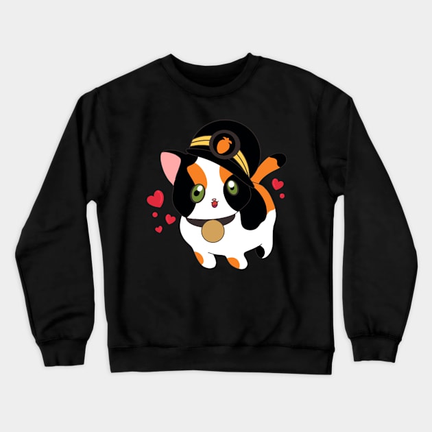 Kitty love Crewneck Sweatshirt by DreamPassion